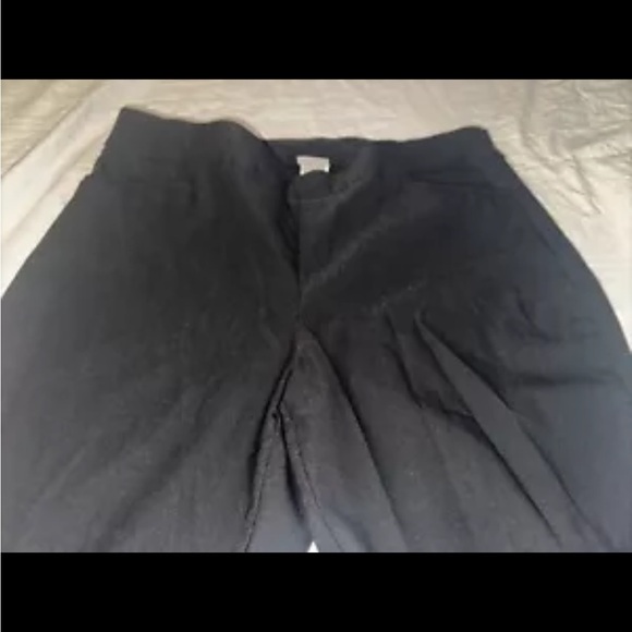 Chico's Black Ponte Pants Slacks Women's Size 16 Trousers - Picture 3 of 10